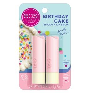 eos Birthday Cake Shea Lip Balm (Pack of 2)