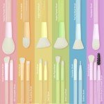 LULUCOLORS 18-Piece Colorful Makeup Brush Set