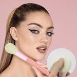 LULUCOLORS 18-Piece Colorful Makeup Brush Set