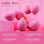 BEAKEY Super Soft Makeup Sponge Set - 6 Pack