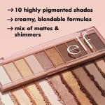 e.l.f. Perfect 10 Eyeshadow Palette - Nude Shades