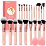 20-Piece Professional Makeup Brush Set with Sponges