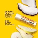 Burt's Bees Lip Balm Set - Strawberry, Coconut, Vanilla