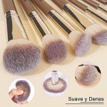18 Pcs MAANGE Premium Soft Makeup Brush Set
