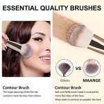 18 Pcs MAANGE Premium Soft Makeup Brush Set