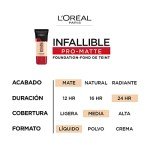 L'Oreal Infallible Pro-Matte Foundation - Shell Beige