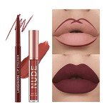 12Pcs Matte Lipstick and Lip Liner Set