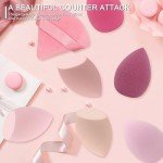 Multicolor Professional Makeup Sponge Set - 6 Pcs