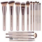 16-Piece Premium Synthetic Makeup Brush Set