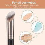 TEOYALL 3-Piece Contour Conceal Brush Set