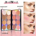 16-Color Blush and Highlighter Makeup Palette