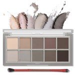 10-Color Matte Eyeshadow Palette for Natural Looks