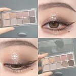 10-Color Matte Eyeshadow Palette for Natural Looks