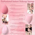 14-Piece Makeup Sponge Set in Pink