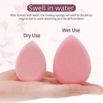 BEAKEY Flat Duo Makeup Sponge Set - Pink