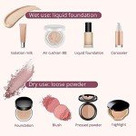 BEAKEY Flat Duo Makeup Sponge Set - Pink