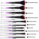 10-Piece Makeup Brush Set for All Your Needs