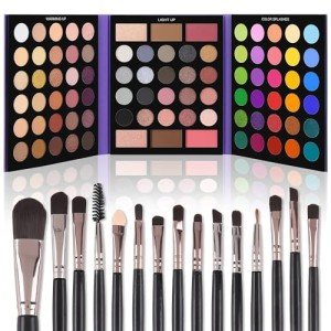 UCANBE 86-Color Eyeshadow Palette & Brush Set