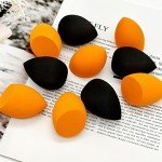 12 Pieces Professional Makeup Sponge Set,Latex Free Flawless Soft Setting Face Puffs,Makeup Blending Sponge Cosmetic Applicator for Powder,Liquid,Facial Makeup Tools