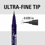 Heroine Make by KISSME Waterproof Smooth Liquid Eyeliner, Japanese Eye Makeup for Smudge-free, Super Keep 01 Jet Black