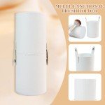 HEYMKGO Makeup Brushes,18Pcs Makeup Brushes Set Professional Premium Synthetic Foundation Powder Blush Blending Face Brush Kit, Eyeshadow Set Brush Set Kit with Case(Apricot)