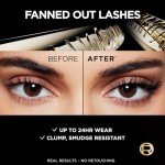 L’Oréal Paris Voluminous Panorama Mascara, Volumizing and Lengthening Mascara, Washable Longwear and Smudge Resistant Make Up, Blackest Black, 0.33 Fl Oz