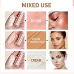 MEICOLY Liquid Highlighter,Long Lasting Liquid Luminizer Shimmer Stick,Waterproof Smooth Highlight Face Illuminator,Silky Natural Glow Makeup Sparkly Highlighters for Face,01 Enlighten
