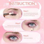 MORGLES Eyeshadow Applicators Double Sided, 50PCS Eyeshadow Brush 2.4 Inch Makeup Applicator Sticks for Women Girls, Black