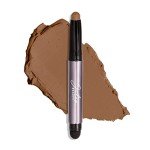Julep Eyeshadow 101 Crème-to-Powder Waterproof Eyeshadow Stick – Smoky Tawny Matte – Long-Lasting, Crease-Proof, Muted Brown Matte Eyeshadow with Built-in Smudger