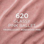 L'Oreal Paris True Match Lumi Le Glass Highlighter Stick, Reflective, Translucent, Glassy Highlighter for Face and Body, 620 Pink Ballet, 0.25 Oz