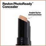 Revlon Concealer Stick, PhotoReady Face Makeup for All Skin Types, Longwear Medium- Full Coverage with Creamy Finish, Lightweight Formula, 001 Fair, 0.11 Oz