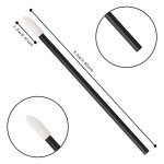 500PCS Lip Wands Applicators Disposable - Vaincre Lip Brush, Lipstick Lint Free Brush Makeup Gloss Wands, Makeup Applicator Beauty Tool Kits Black