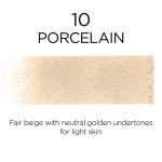 L'Oreal Paris Makeup Infallible Fresh Wear Foundation in a Powder, Up to 24H Wear, Waterproof, Porcelain, 0.31 oz.