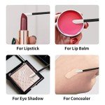 500PCS Lip Wands Applicators Disposable - Vaincre Lip Brush, Lipstick Lint Free Brush Makeup Gloss Wands, Makeup Applicator Beauty Tool Kits Black