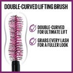 Maybelline The Falsies Lash Lift Washable Mascara Volumizing, Lengthening, Lifting, Curling, Multiplying, Eye Makeup, Very Black, 1 Count