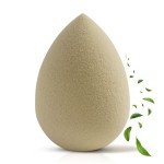 Bumfuzz Green Tea Beauty Sponge - Plant-Based, Eco-Friendly, Cruelty-Free, Dye-Free & Latex-Free Blender, Biodegradable & Vegan Makeup Sponge, Makeup Blender, Perfect for Liquid & Powder (1 Count)