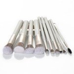 Green 10Pcs Makeup Brushes, Wooden Makeup Brush set And Sponges And Water Filter Cup,Soft Make up Brush For Women/Girls, For Powder Foundation Eye Shadow Concealer, Etc., (Green 13Pcs)