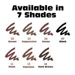 Ruby Kisses Auto Lip Liner Pencil (Dark Brown 3 Pack), Long Lasting & Non-Fading, Smooth Application, Non-Feathering with Rich Pigmented Color, No Sharpener Needed, Ideal for Full Lips Look