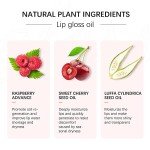 Sokgo Hydrating Lip Glow Oil, Plumping Lip Gloss, Moisturizing Lip Oil Gloss, Transparent Moisturizing Lip Balm, Natural Lip Plumper, Lip Plumper Gloss Make Lips Fuller and Moisturizing (Rosewood)