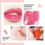 Sokgo Hydrating Lip Glow Oil, Plumping Lip Gloss, Moisturizing Lip Oil Gloss, Transparent Moisturizing Lip Balm, Natural Lip Plumper, Lip Plumper Gloss Make Lips Fuller and Moisturizing (Rosewood)