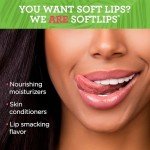 Softlips Daily Lip Moisturizer For Very Dry Lips, Tropical Flavored Lip Balms, Hydrates, Soothes & Prevents Dry, Chapped Lips, Smooth Glide Formula, Dermatologist Tested, Pack of 3 Chap Sticks