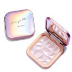 ELESSY Highlighter Makeup Palette Glitter Pink Highlighter Palette Shimmer Highlighter Powder Suit All Skin Tones-DAWN GLOW