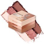 Maybelline New York Shadow Blocks Shadow Blocks Eyeshadow Palette, Stacked Eye Shadow Trio, 82nd & Park Ave, 0.08 oz