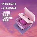 Maybelline New York Shadow Blocks Shadow Blocks Eyeshadow Palette, Stacked Eye Shadow Trio, 82nd & Park Ave, 0.08 oz