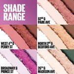 Maybelline New York Shadow Blocks Shadow Blocks Eyeshadow Palette, Stacked Eye Shadow Trio, 82nd & Park Ave, 0.08 oz