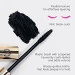 Vivienne Sabó Cabaret Premiere Black Mascara, Volume and Length, Defining, Curling, No Flaking, No Clumping, Smudge Proof, Washable, Cruelty-Free, Made in Europe, (01 Black), 0.3 Fl Oz, 1 Pack
