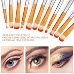 Champagne Makeup Brushes Set, Valentines Day Gifts for Kids,Yuwaku Silver Foundation Powder Blush Eyeshadow Brushes Blending 32 Piece NO Shed Cruelty-Free Synthetic Fiber Bristles Cosmetic Brushes