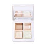 RMS Beauty Glow Quad Mini - Makeup Palette, Cream Highlighter Makeup, Blush Palette, Cheek Lip Tint, Highlight Makeup, Face Palette Makeup All in One