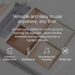 RMS Beauty Glow Quad Mini - Makeup Palette, Cream Highlighter Makeup, Blush Palette, Cheek Lip Tint, Highlight Makeup, Face Palette Makeup All in One