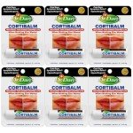 Dr. Dan's Cortibalm-6 Pack-for Dry Cracked Lips - Healing Lip Balm for Severely Chapped Lips - Designed for Men, Women and Children
